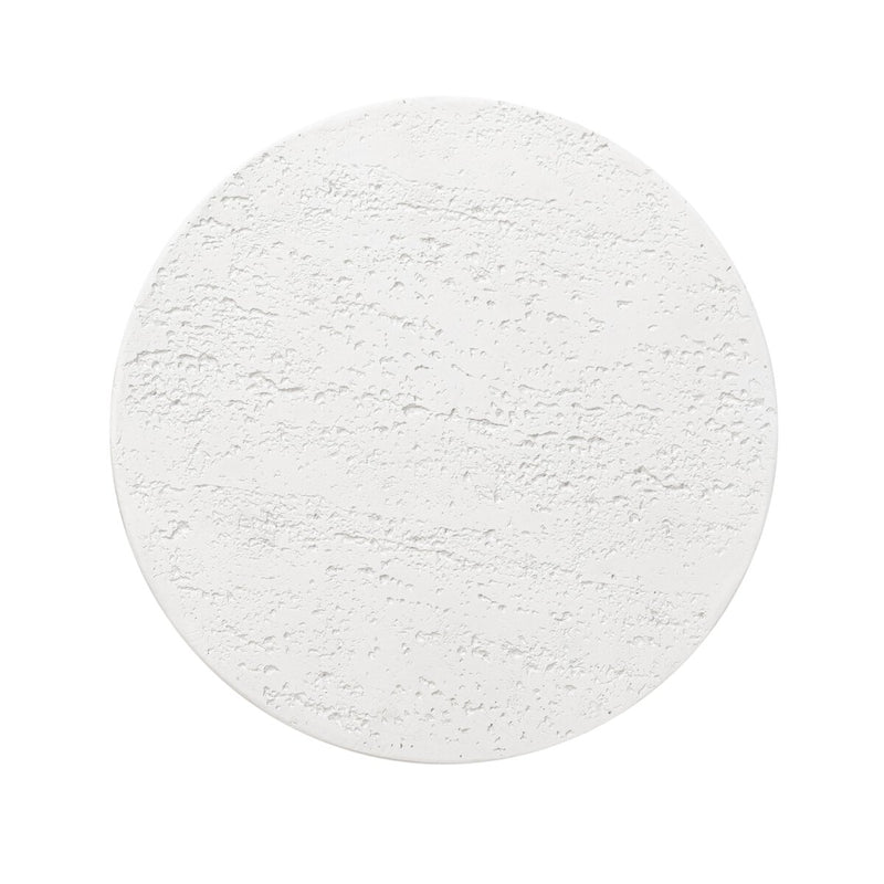 Kesia Outdoor End Table - Coarse Ivory Concrete