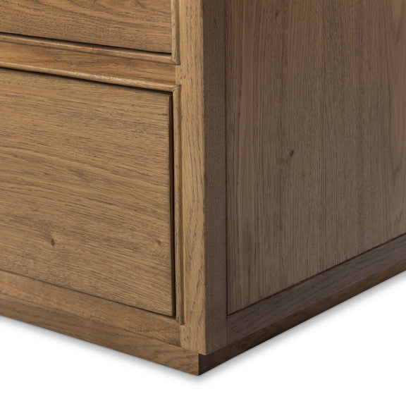 Kodo 8 Drawer Dresser - Light Brown Oak