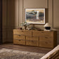 Kodo 8 Drawer Dresser - Light Brown Oak