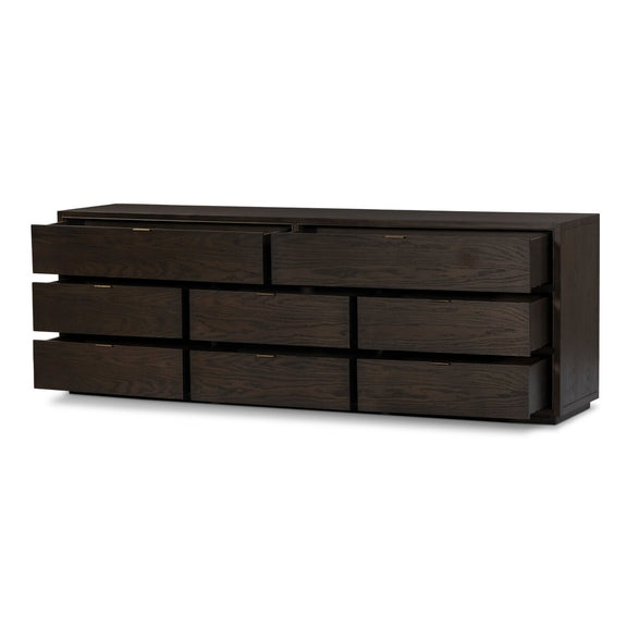 Kodo 8 Drawer Dresser - Espresso Oak