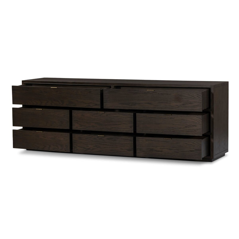 Kodo 8 Drawer Dresser - Espresso Oak