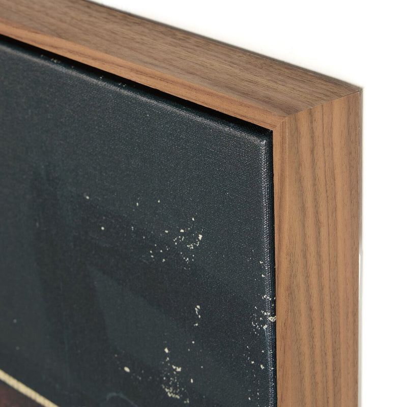 Climbing by Matt Green - Rustic Walnut Floater