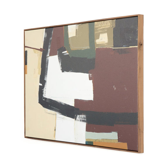 Climbing by Matt Green - Rustic Walnut Floater