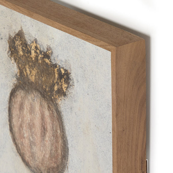 Poppy Dia by Paul Meyer - Rustic Walnut Floater