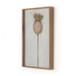 Poppy Dia by Paul Meyer - Rustic Walnut Floater