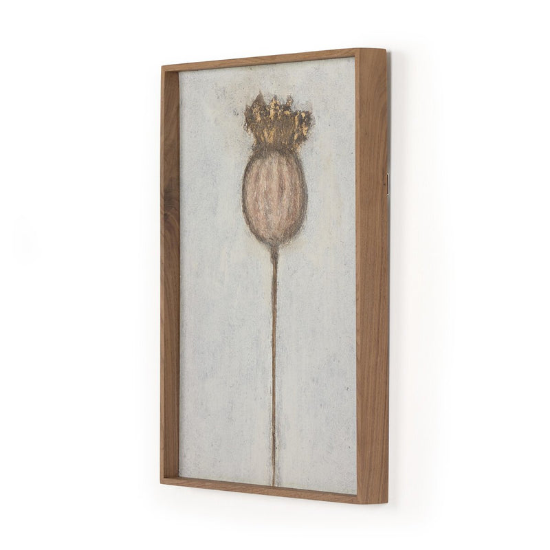 Poppy Dia by Paul Meyer - Rustic Walnut Floater