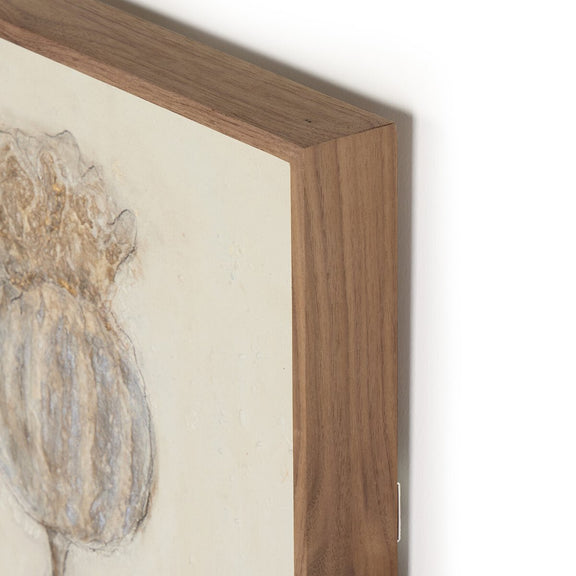 Poppy Crema by Paul Meyer - Rustic Walnut Floater