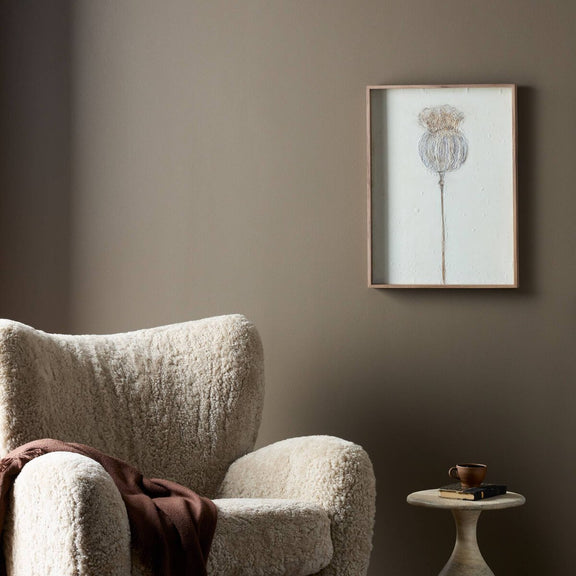 Poppy Crema by Paul Meyer - Rustic Walnut Floater