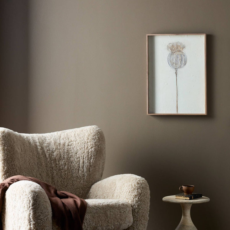 Poppy Crema by Paul Meyer - Rustic Walnut Floater