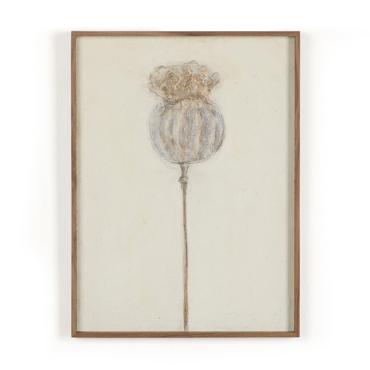 Poppy Crema by Paul Meyer - Rustic Walnut Floater