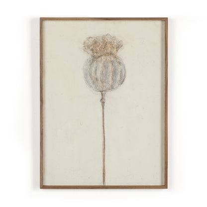 Poppy Crema by Paul Meyer - Rustic Walnut Floater