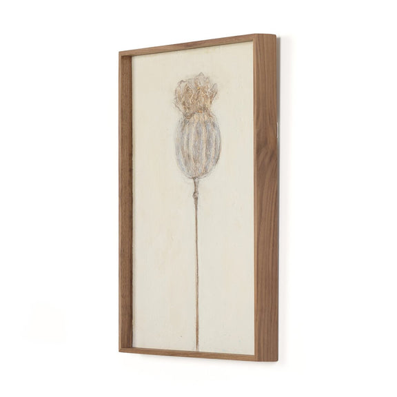 Poppy Crema by Paul Meyer - Rustic Walnut Floater
