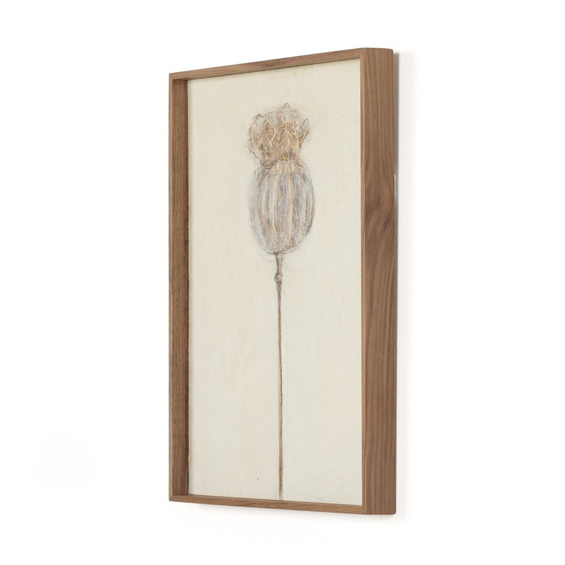 Poppy Crema by Paul Meyer - Rustic Walnut Floater