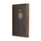 Poppy Noche by Paul Meyer - Rustic Walnut Floater