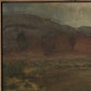 Desert Hues II by Aileen Fitzgerald - Rustic Walnut Floater
