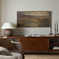 Desert Hues II by Aileen Fitzgerald - Rustic Walnut Floater