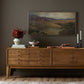 Desert Hues II by Aileen Fitzgerald - Rustic Walnut Floater