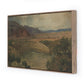 Desert Hues II by Aileen Fitzgerald - Rustic Walnut Floater