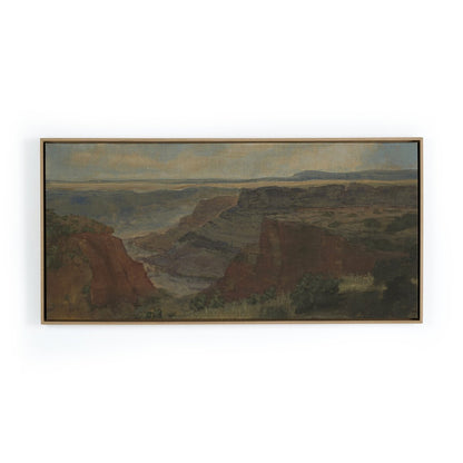 Desert Hues III by Aileen Fitzgerald - White Oak Floater