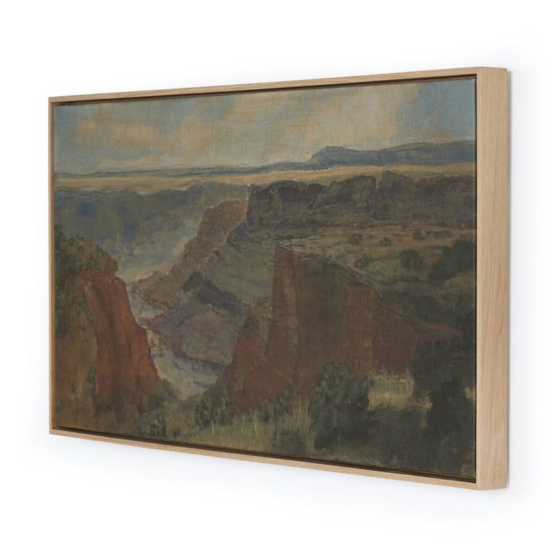 Desert Hues III by Aileen Fitzgerald - White Oak Floater