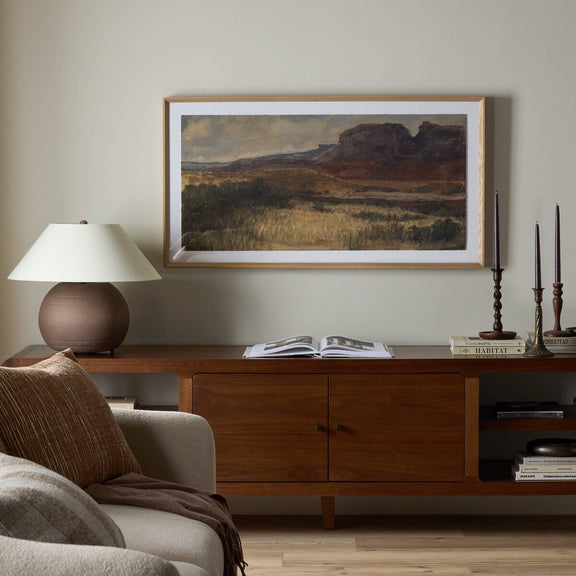 Desert Hues I by Aileen Fitzgerald - Rooftop Vertical Grain White Oak