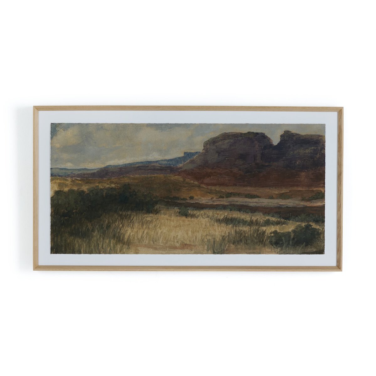 Desert Hues I by Aileen Fitzgerald - Rooftop Vertical Grain White Oak