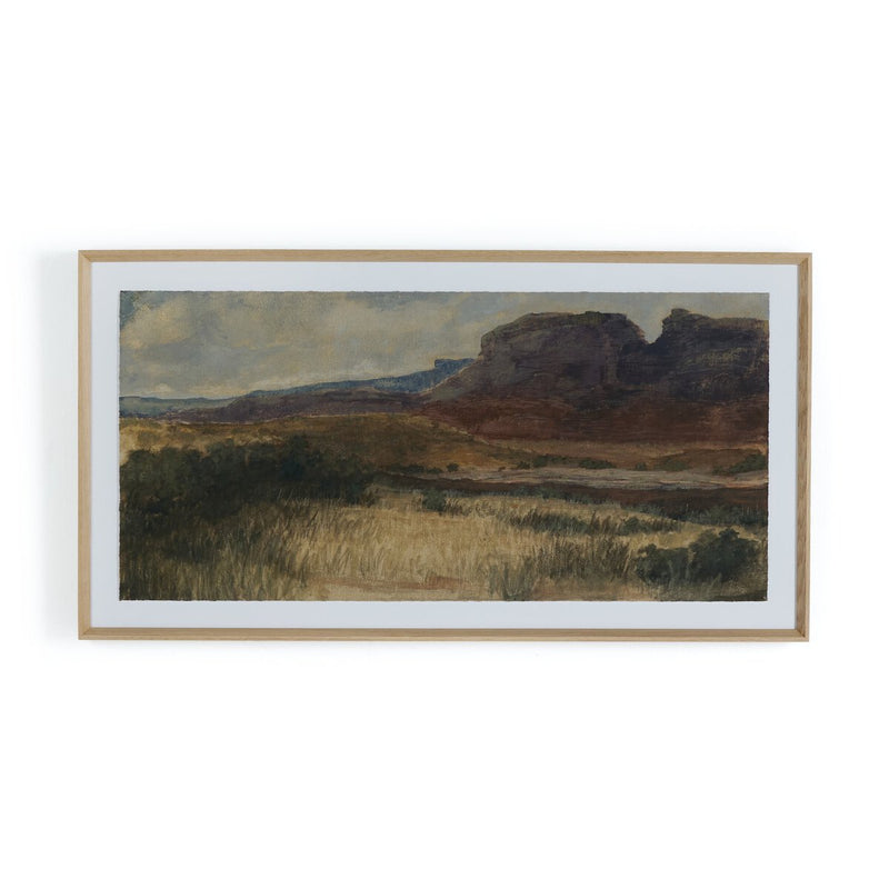 Desert Hues I by Aileen Fitzgerald - Rooftop Vertical Grain White Oak