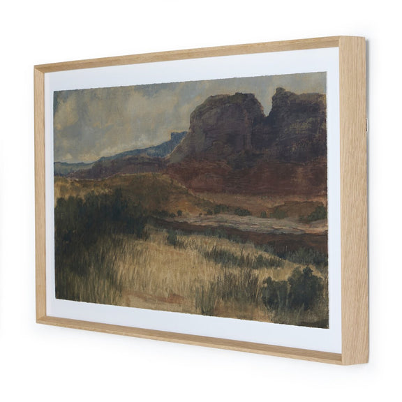 Desert Hues I by Aileen Fitzgerald - Rooftop Vertical Grain White Oak
