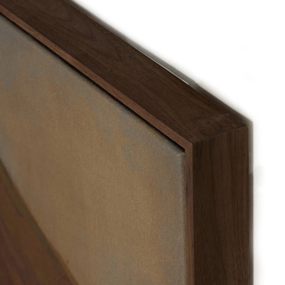 Suddenly The Desert Is Freedom - Rustic Walnut Floater