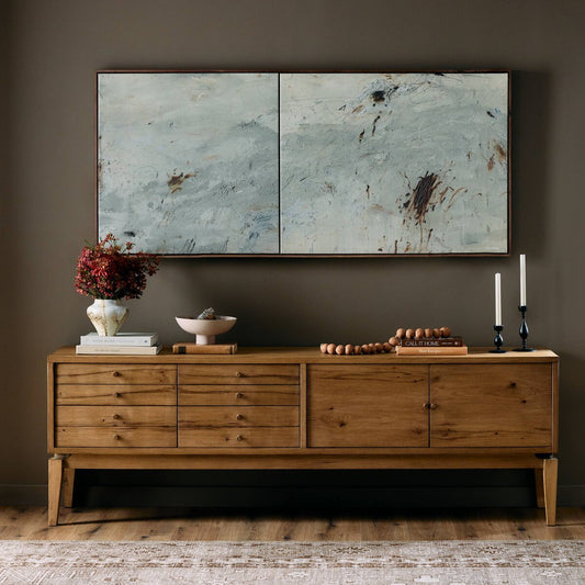 At Peace and In Place by Tyler Guinn - Rustic Walnut Floater