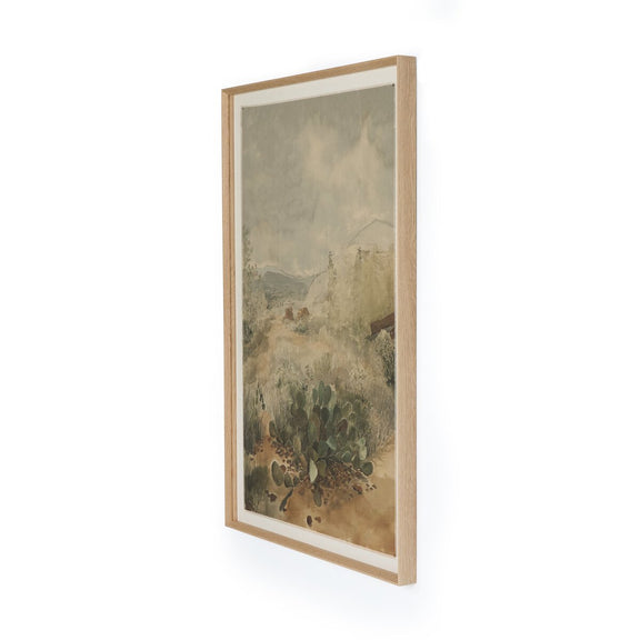 Flowing In A Dry Land by Aileen Fitzgerald - Rooftop Vertical Grain White Oak