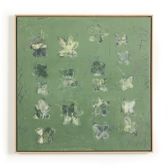 Verdant Garden by Jamie Beckwith - White Oak Floater