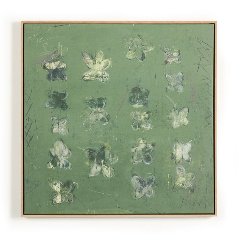 Verdant Garden by Jamie Beckwith - White Oak Floater