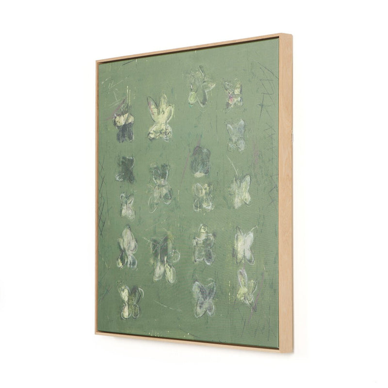 Verdant Garden by Jamie Beckwith - White Oak Floater
