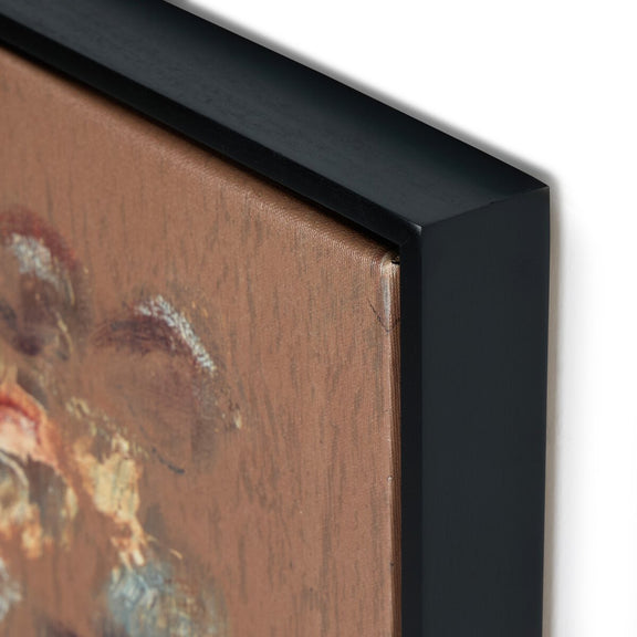 Copper Graffiti by Jamie Beckwith - Black Maple Floater