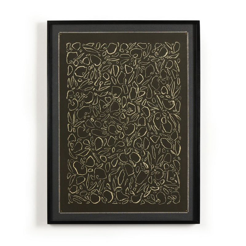 Cream On Black Glimmer by Laurel-Dawn Latshaw - Black Maple