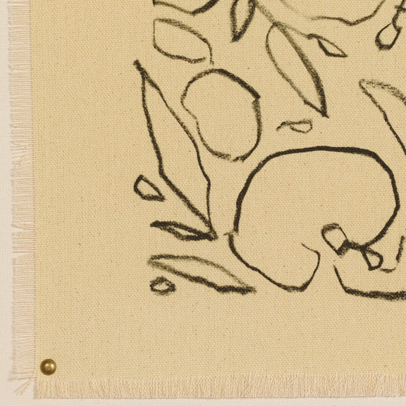 Black On Cream Glimmer by Laurel-Dawn Latshaw - White Oak