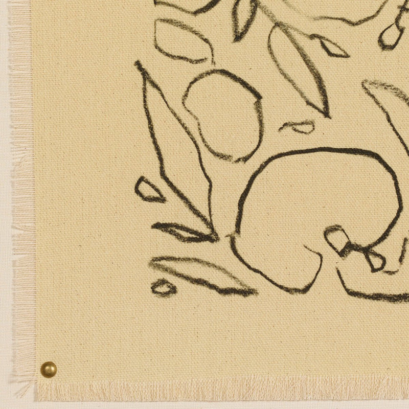 Black On Cream Glimmer by Laurel-Dawn Latshaw - White Oak