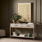 Rosenell Console Table - 60" - Natural Oak Veneer