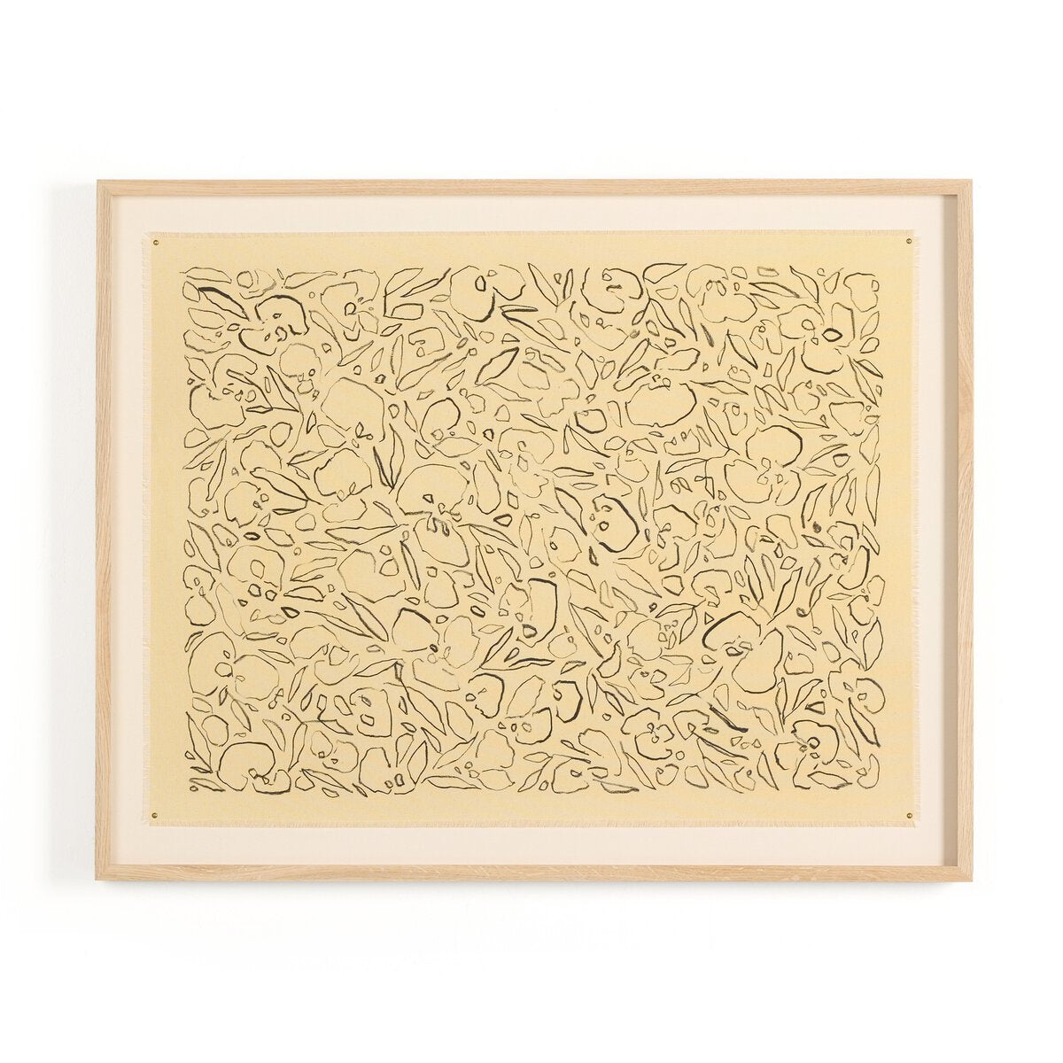 Black On Cream Glimmer by Laurel-Dawn Latshaw - White Oak