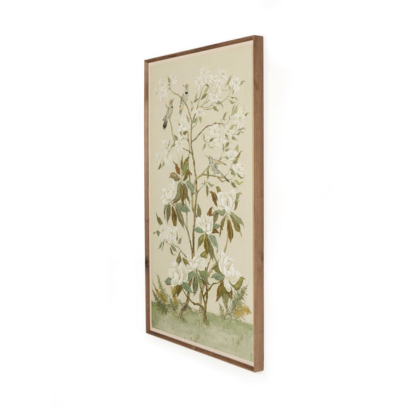 Tan Chinoiserie by Laurel-Dawn Latshaw - Rooftop Rustic Walnut
