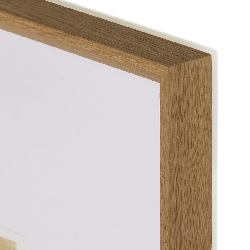 Poetic Mend Blue 2 by Laurel-Dawn Latshaw - Rooftop Vertical Grain White Oak