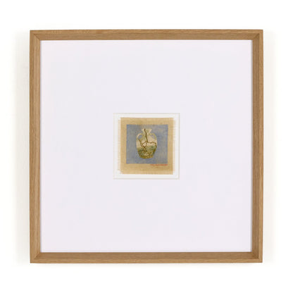 Poetic Mend Blue 2 by Laurel-Dawn Latshaw - Rooftop Vertical Grain White Oak