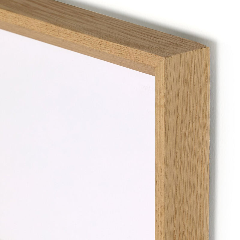 Poetic Mend Blue 3 by Laurel-Dawn Latshaw - Rooftop Vertical Grain White Oak