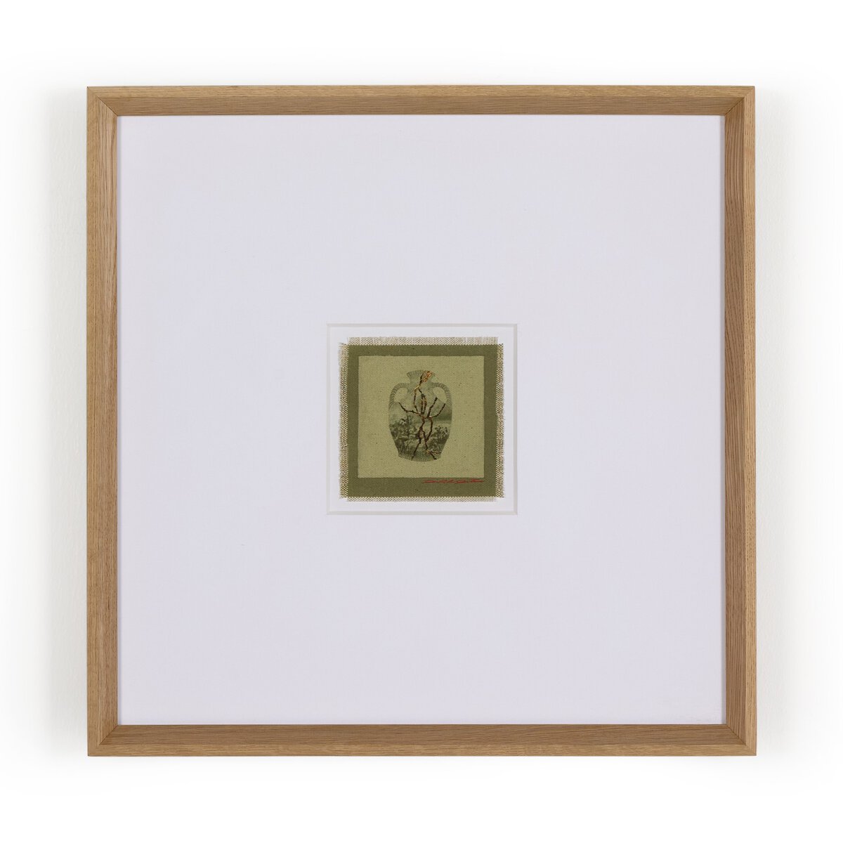 Poetic Mend Green by Laurel-Dawn Latshaw - Rooftop Vertical Grain White Oak