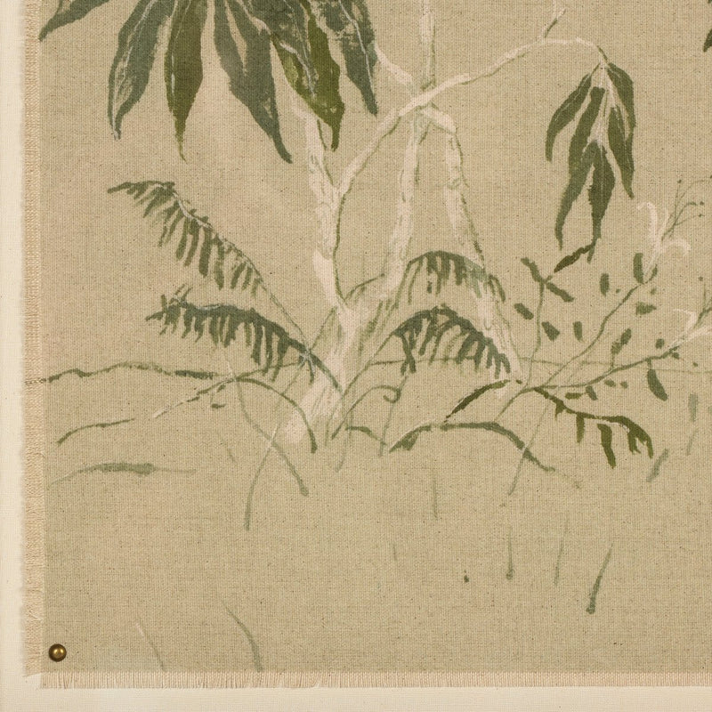 Linen Chinoiserie by Laurel-Dawn Latshaw - Walnut 2.5
