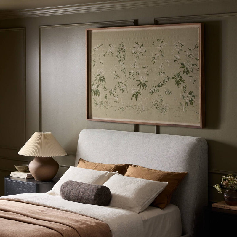 Linen Chinoiserie by Laurel-Dawn Latshaw - Walnut 2.5