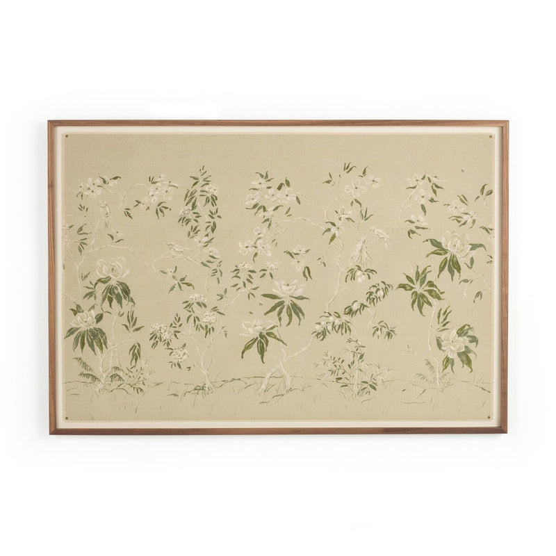Linen Chinoiserie by Laurel-Dawn Latshaw - Walnut 2.5
