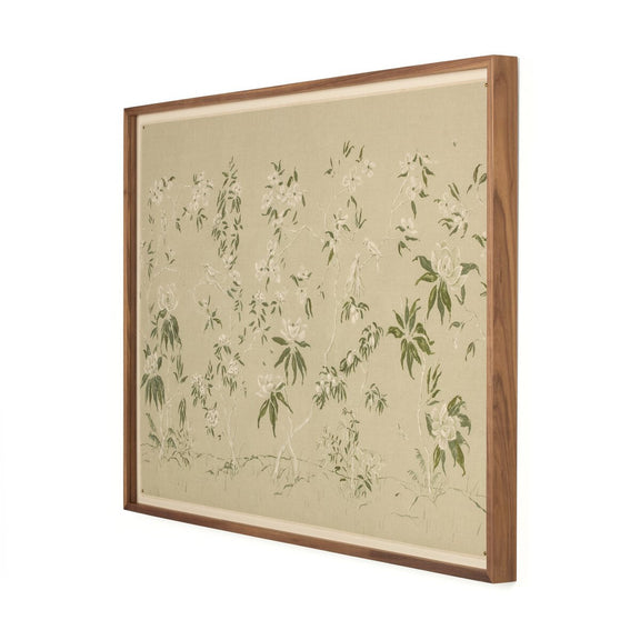 Linen Chinoiserie by Laurel-Dawn Latshaw - Walnut 2.5