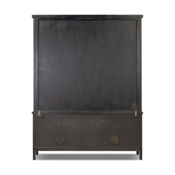 Alessio Bookcase - Smoked Black